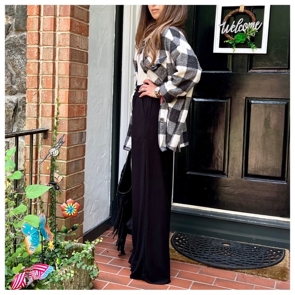 #22 Shirt Jacket Fabulous Check Print Shirt Top Jacket - Picture 6 of 6